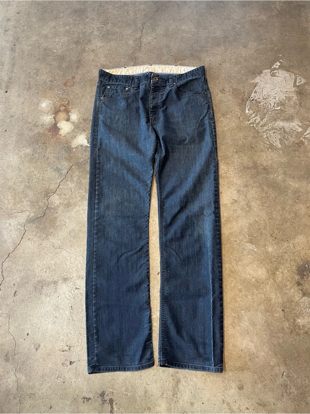 Rag & Bone Handmade Straight Fit Jeans